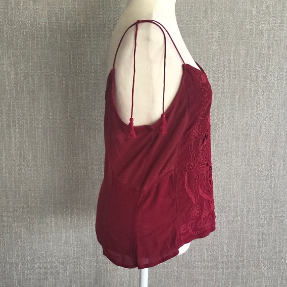 LUCKY BRAND Embroidered Spaghetti Strap Cami Top - Picture 4 of 6